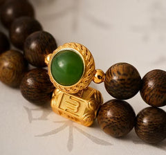 Agarwood Jasper New Chinese Style Bracelet-Fortune Bringing