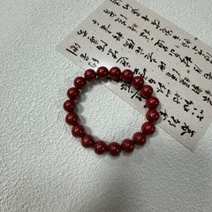 Ancient Cinnabar Charm·Lucky and Prosperous Bracelet